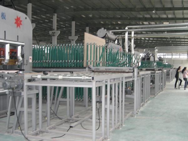 贴面热压机凉板线